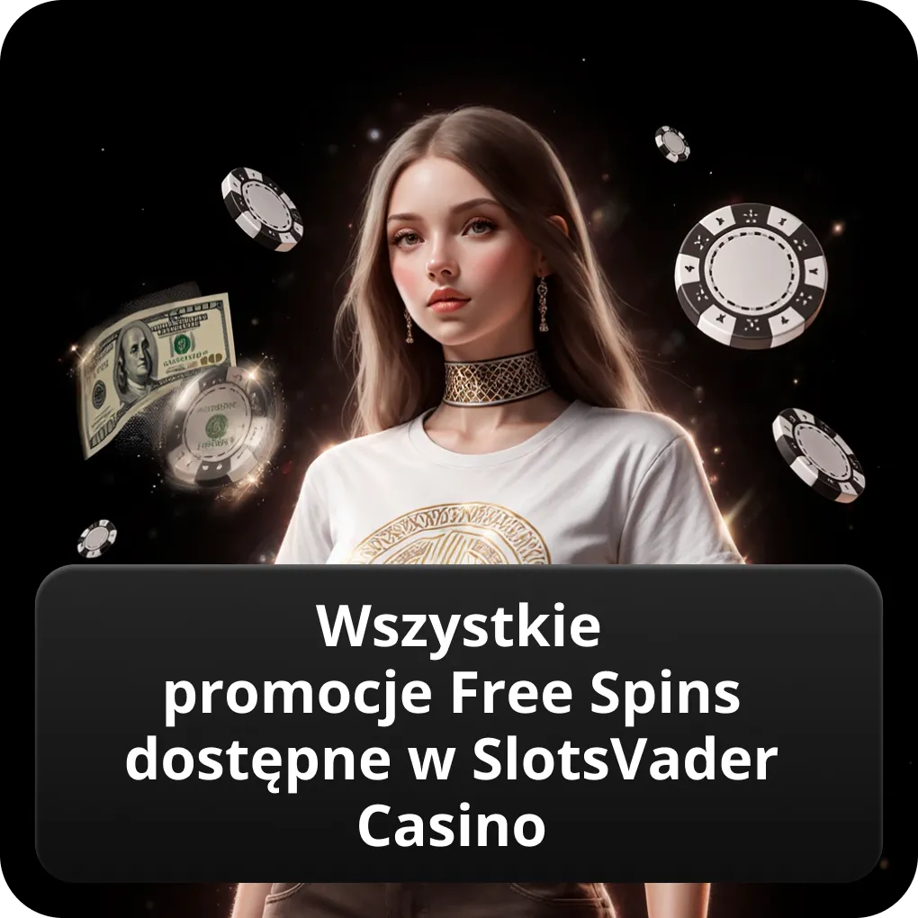 Wszystkie promocje Free Spins dostępne w SlotsVader Casino